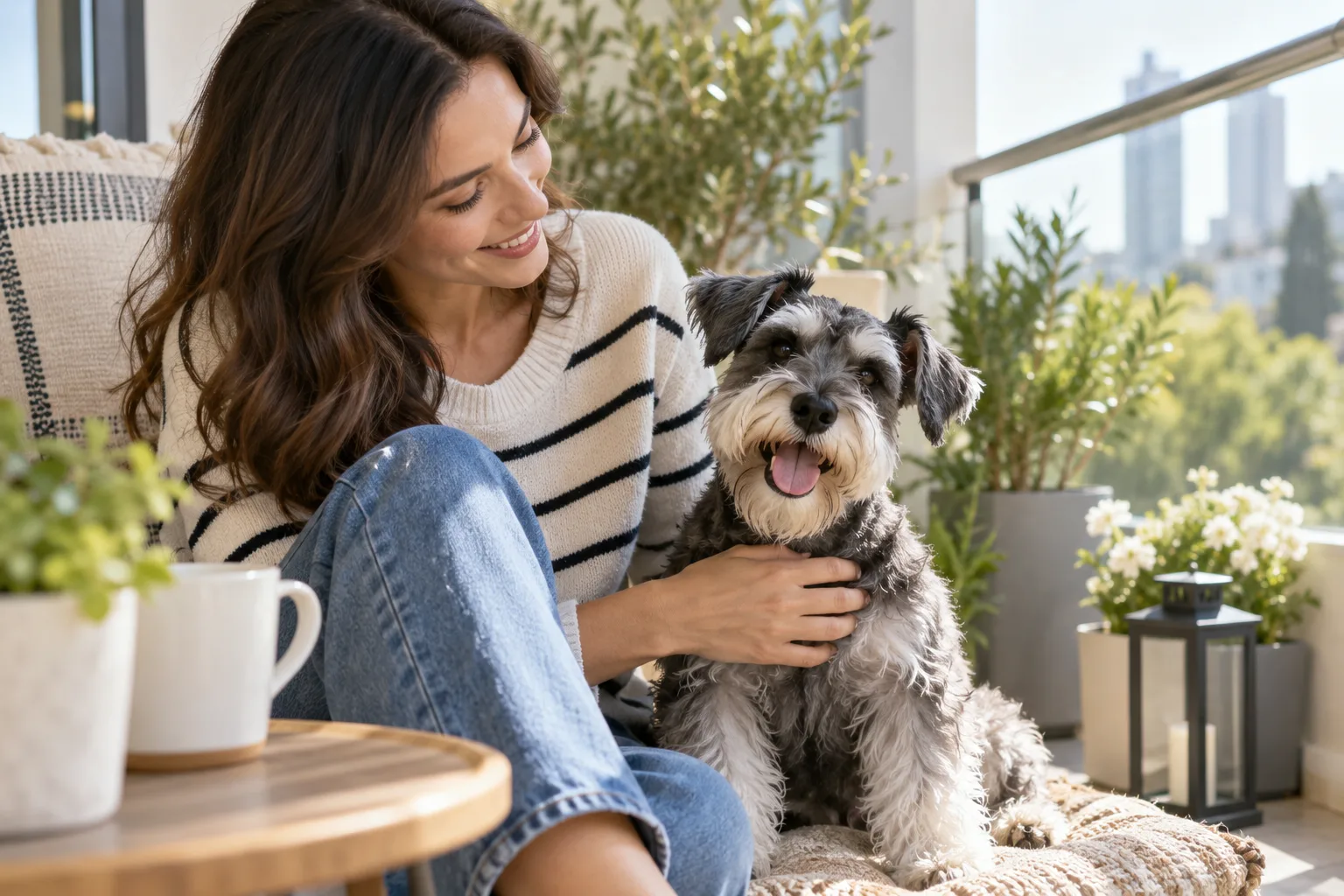 Editorial illustration for Pet Insurance for a Miniature Schnauzer